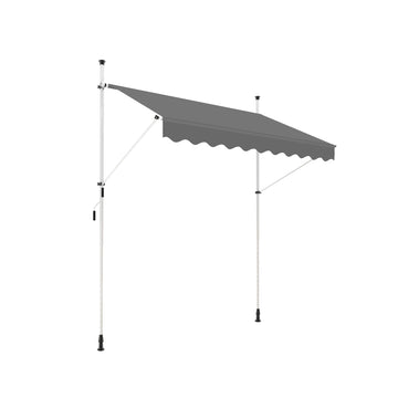 HOME TRENDS Clamp awnings 3 x 1.3 m