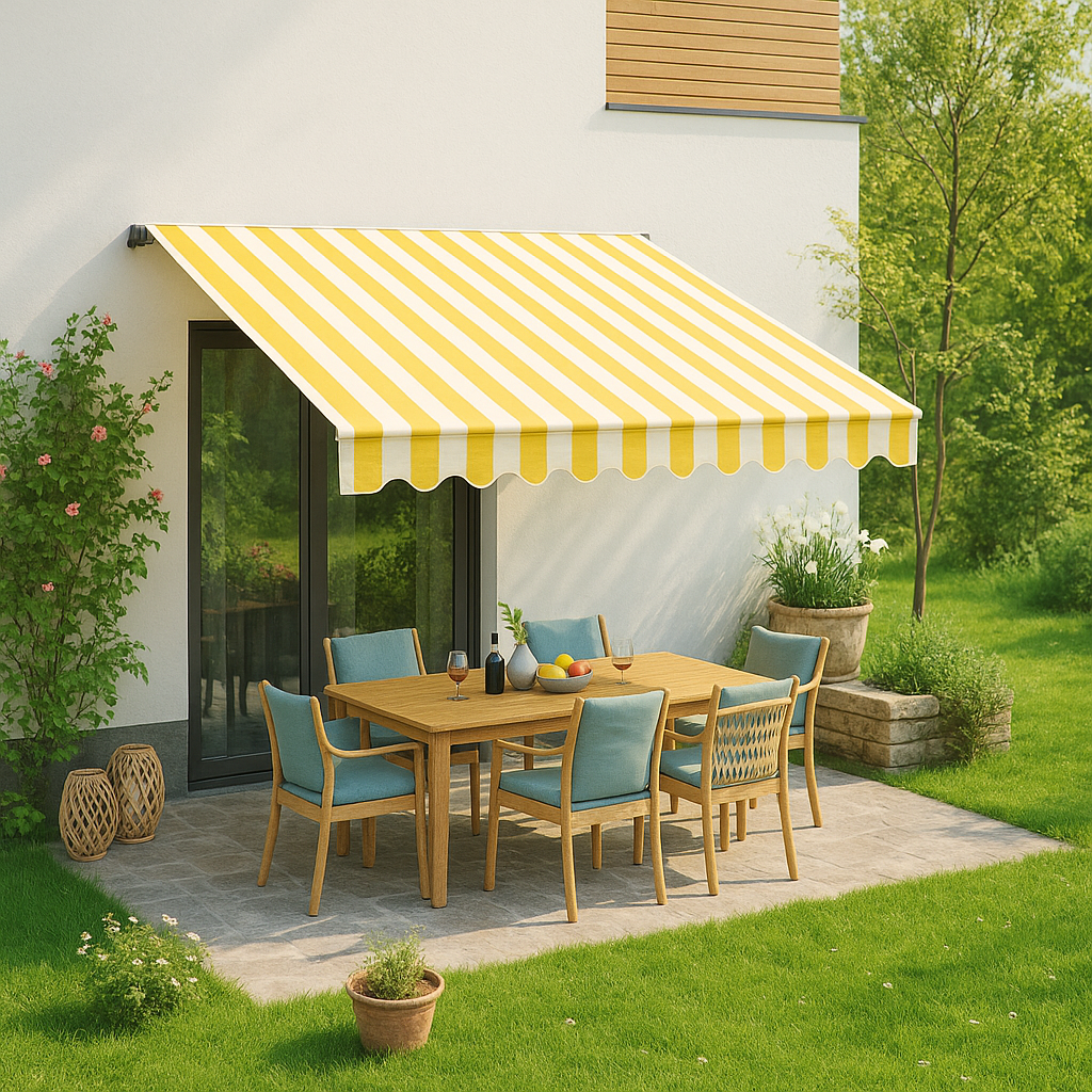 markise home HOME TRENDS fertig genäht Markisenstoff 2.87 x 2.5 m – Lead.Shop