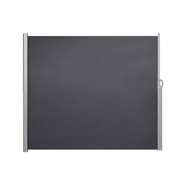 Seitenmarkise Anthrazit 1,6 x 3 m, Frontansicht