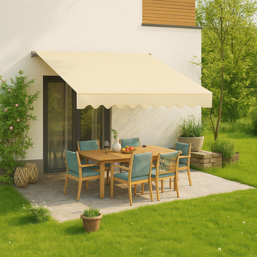 HOME TRENDS fertig genäht Markisenstoff 3.87 x 3 m – Lead.Shop