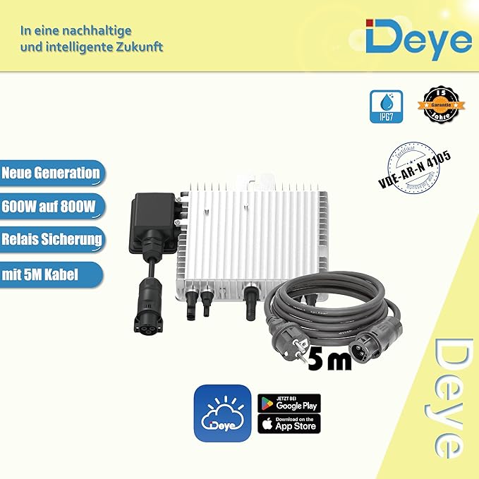 Deye 800W Mikro Wechselrichter