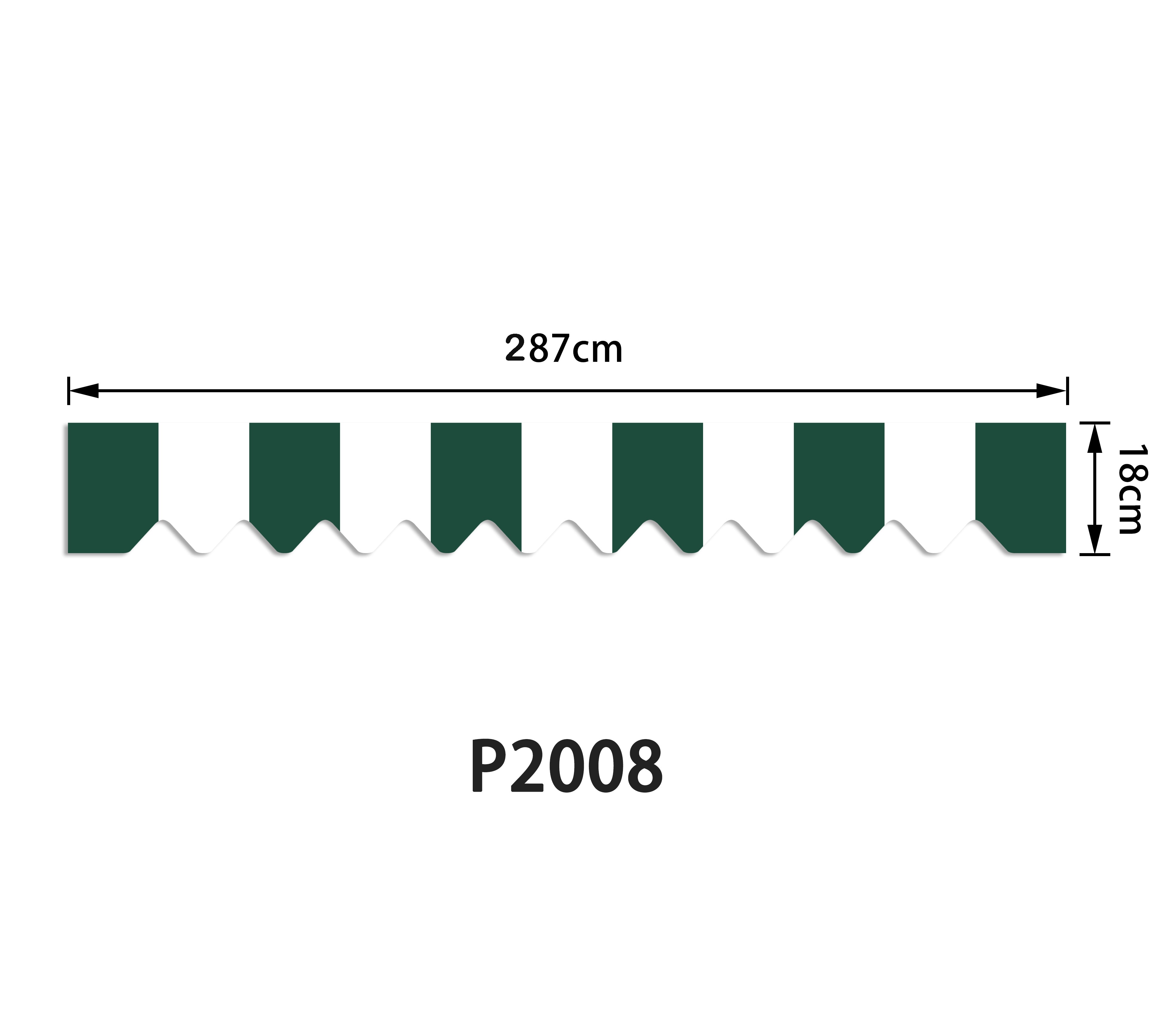 HOME TRENDS Awning fabric only valance
