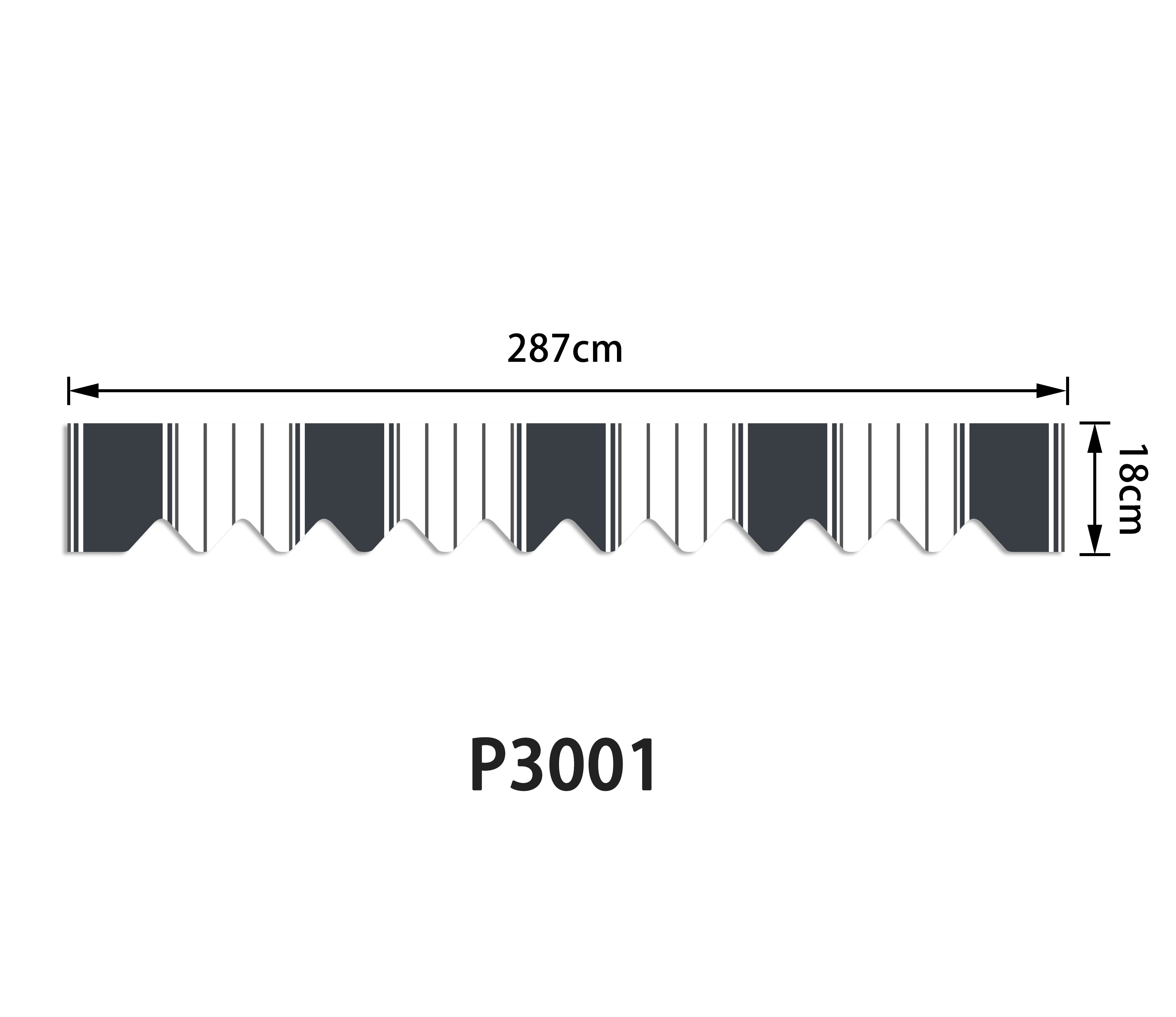 HOME TRENDS Awning fabric only valance