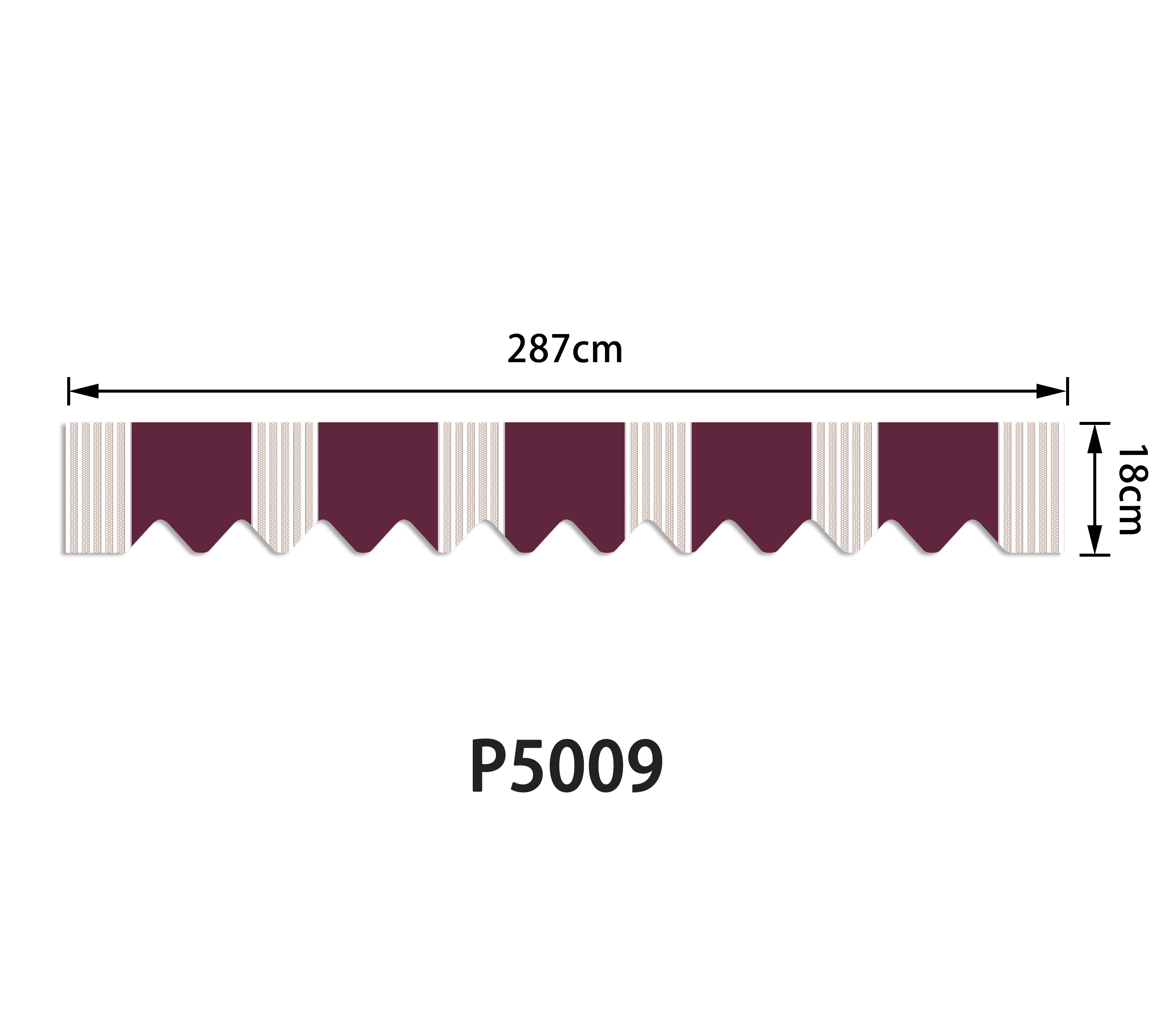 HOME TRENDS Awning fabric only valance