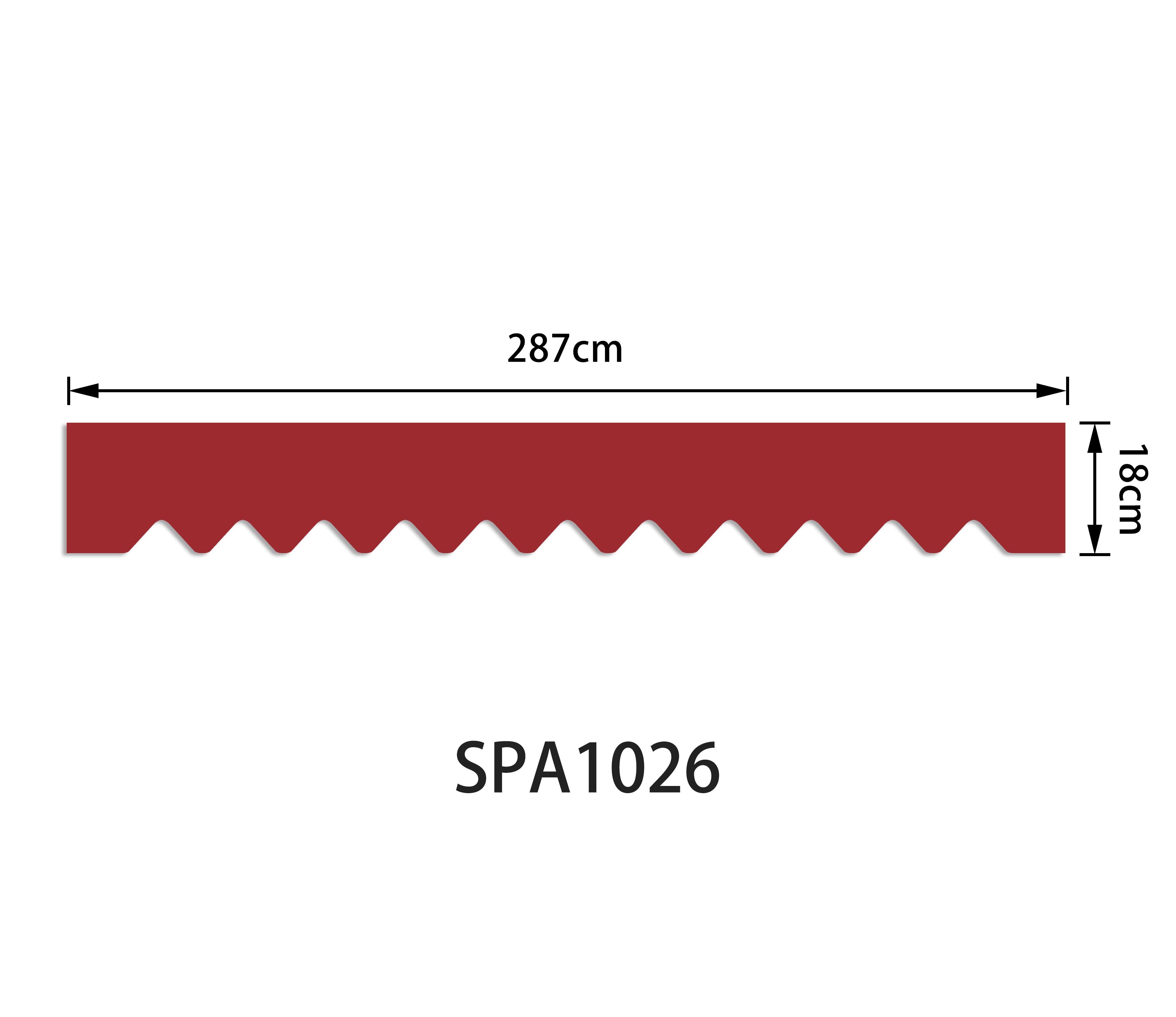 HOME TRENDS Awning fabric only valance