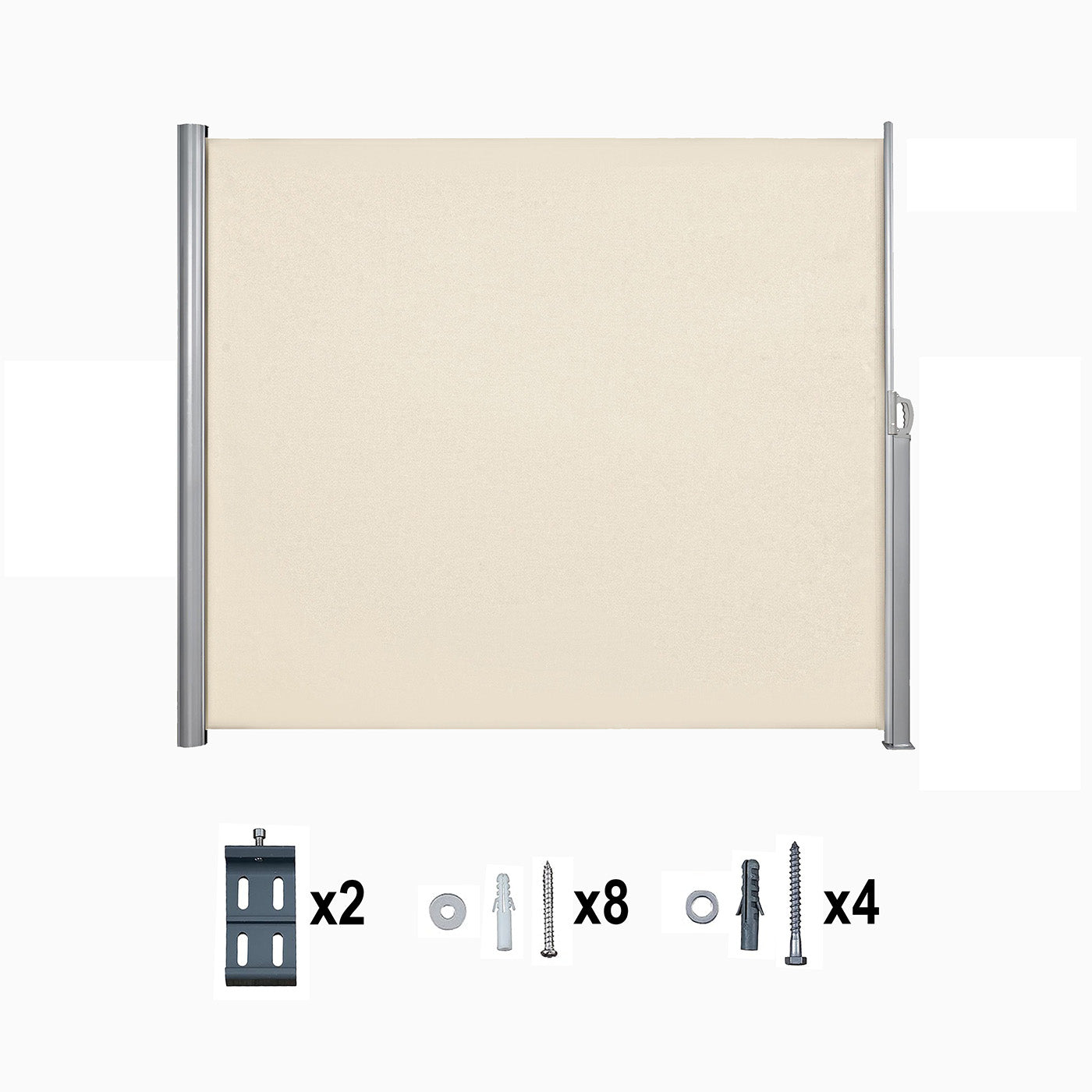 stahl markisen HOME TRENDS Stahl Seitenmarkisen 2 x 3.5 m – Lead.Shop