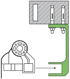 HOME TRENDS 35mm steel awning bracket form B