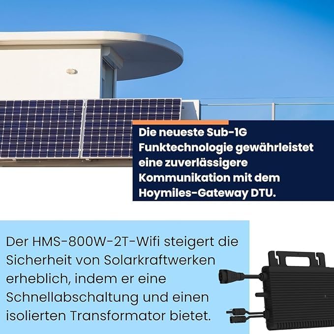 Hoymiles Mikrowechselrichte 800W/2T und 1600W/4T