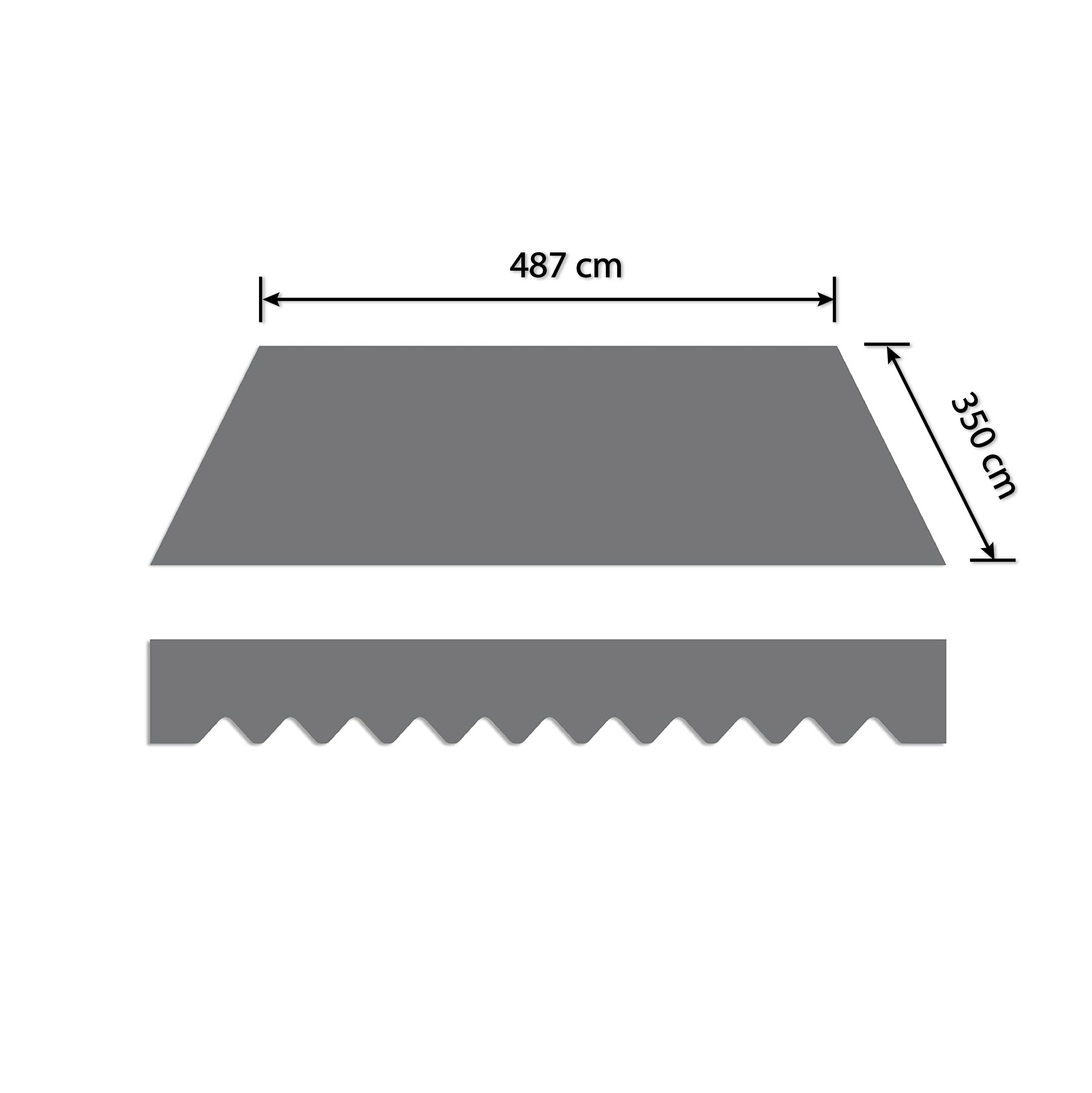 HOME TRENDS Awning fabric 4.87 x 3.5 m 