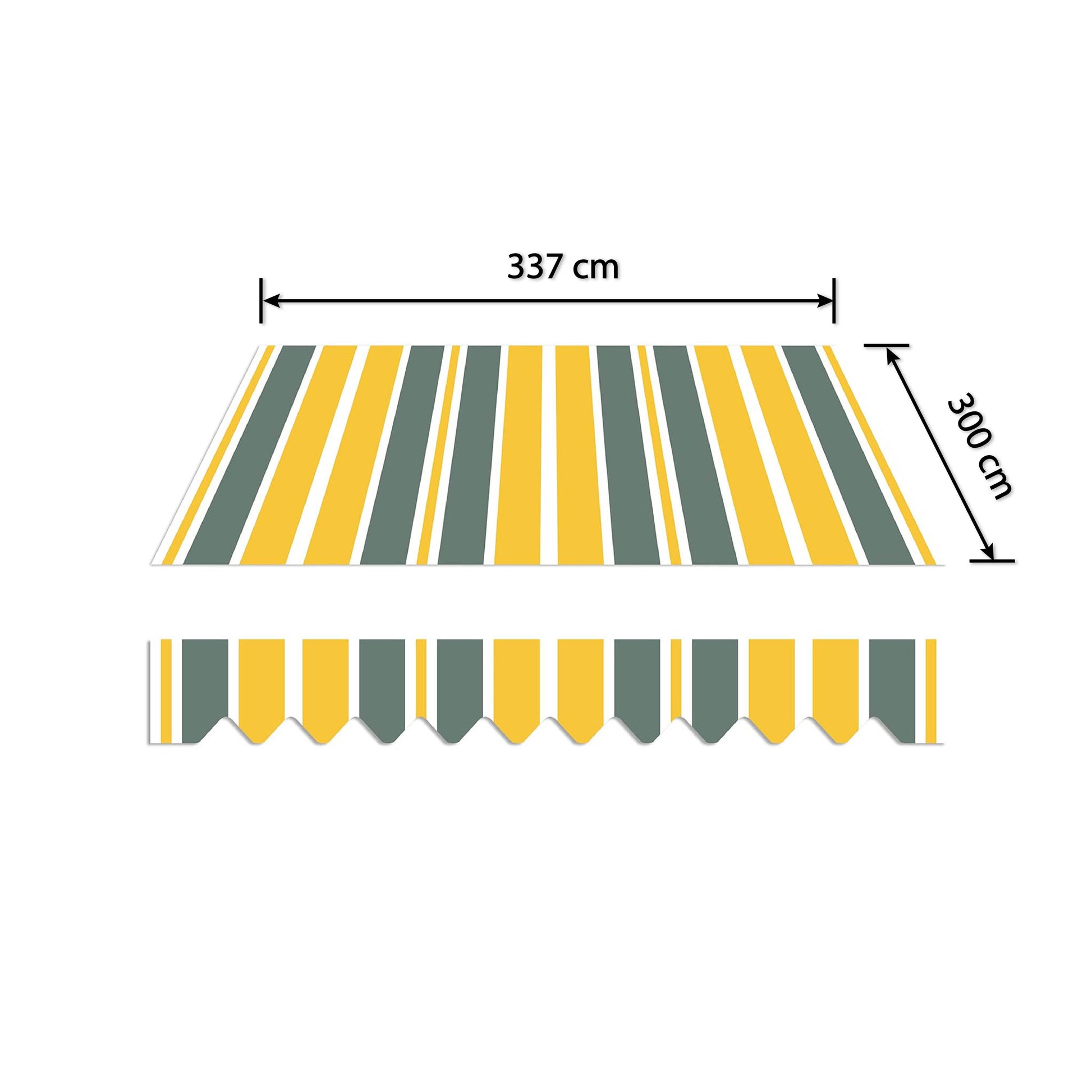 jawoll markisen erfahrungen HOME TRENDS fertig genäht Markisenstoff 3.37 x 3 m – Lead.Shop