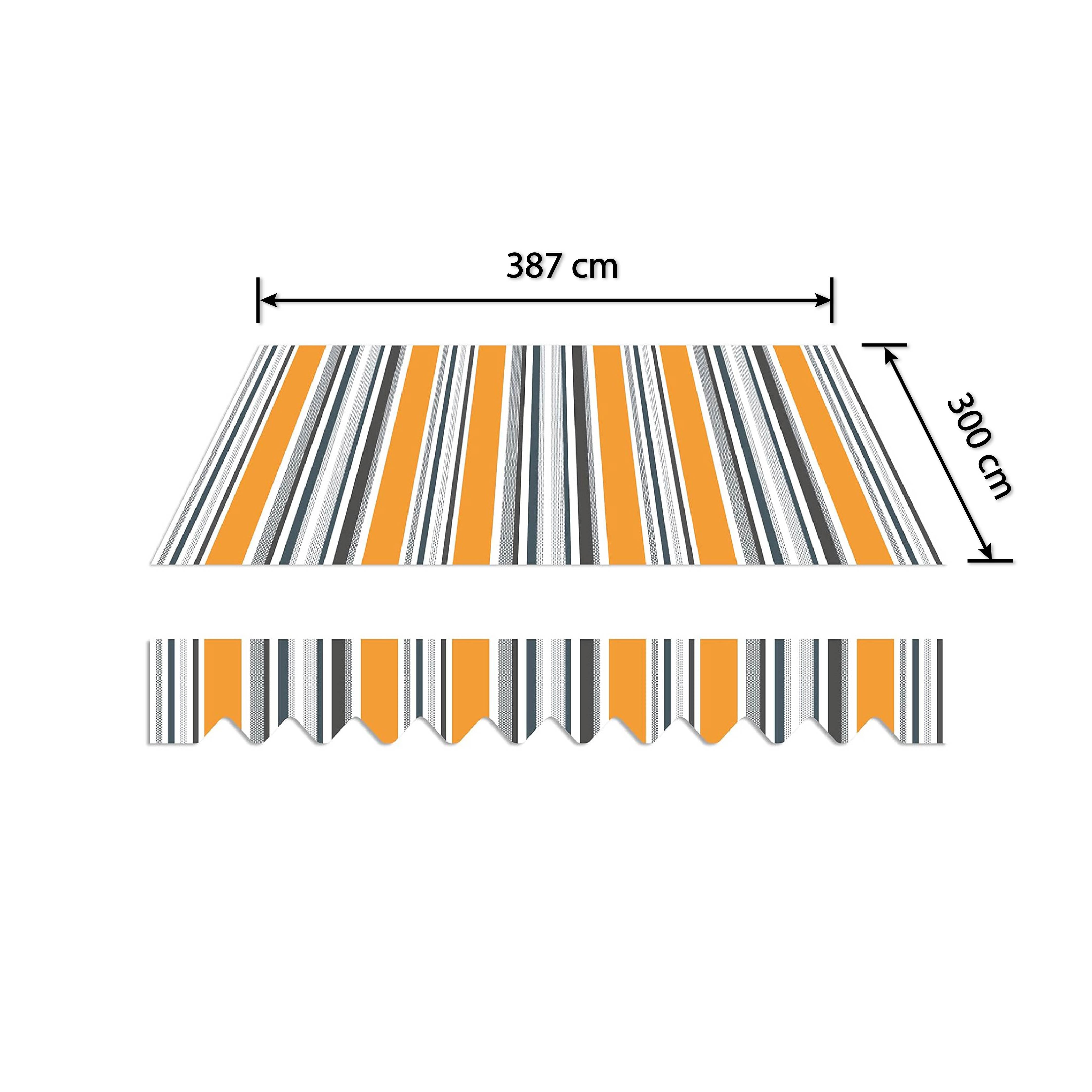 HOME TRENDS Awning fabric 3.87 x 3 m 