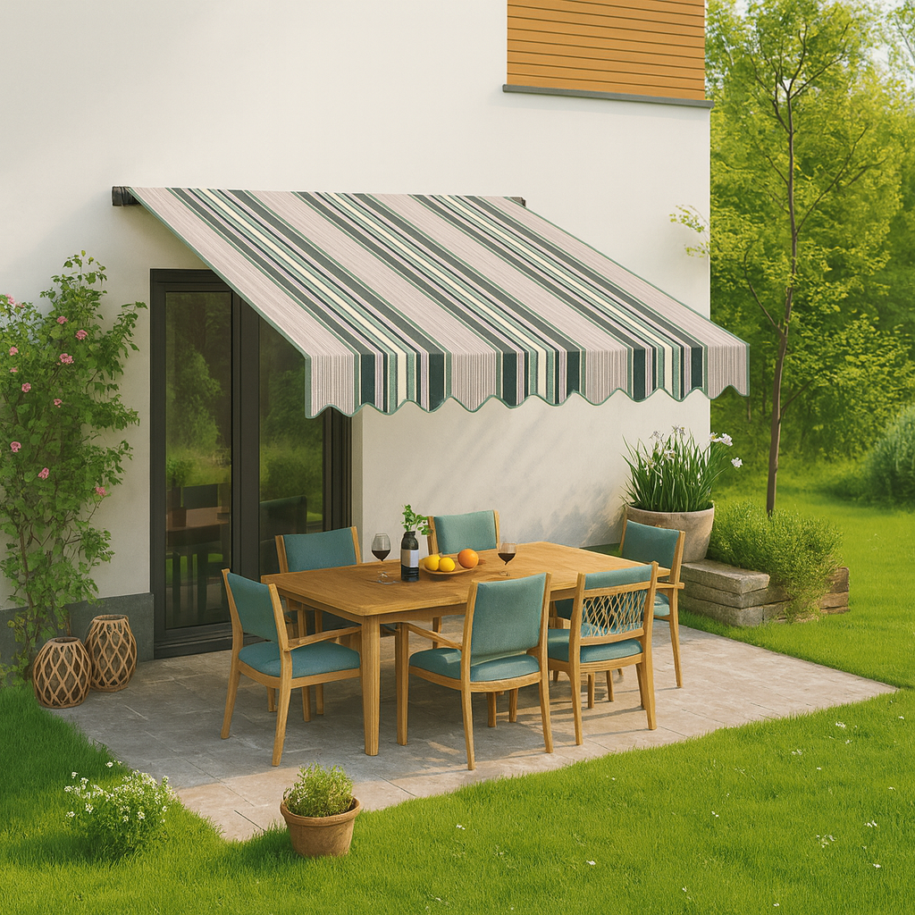 HOME TRENDS fertig genäht Markisenstoff 3.37 x 3 m – Lead.Shop