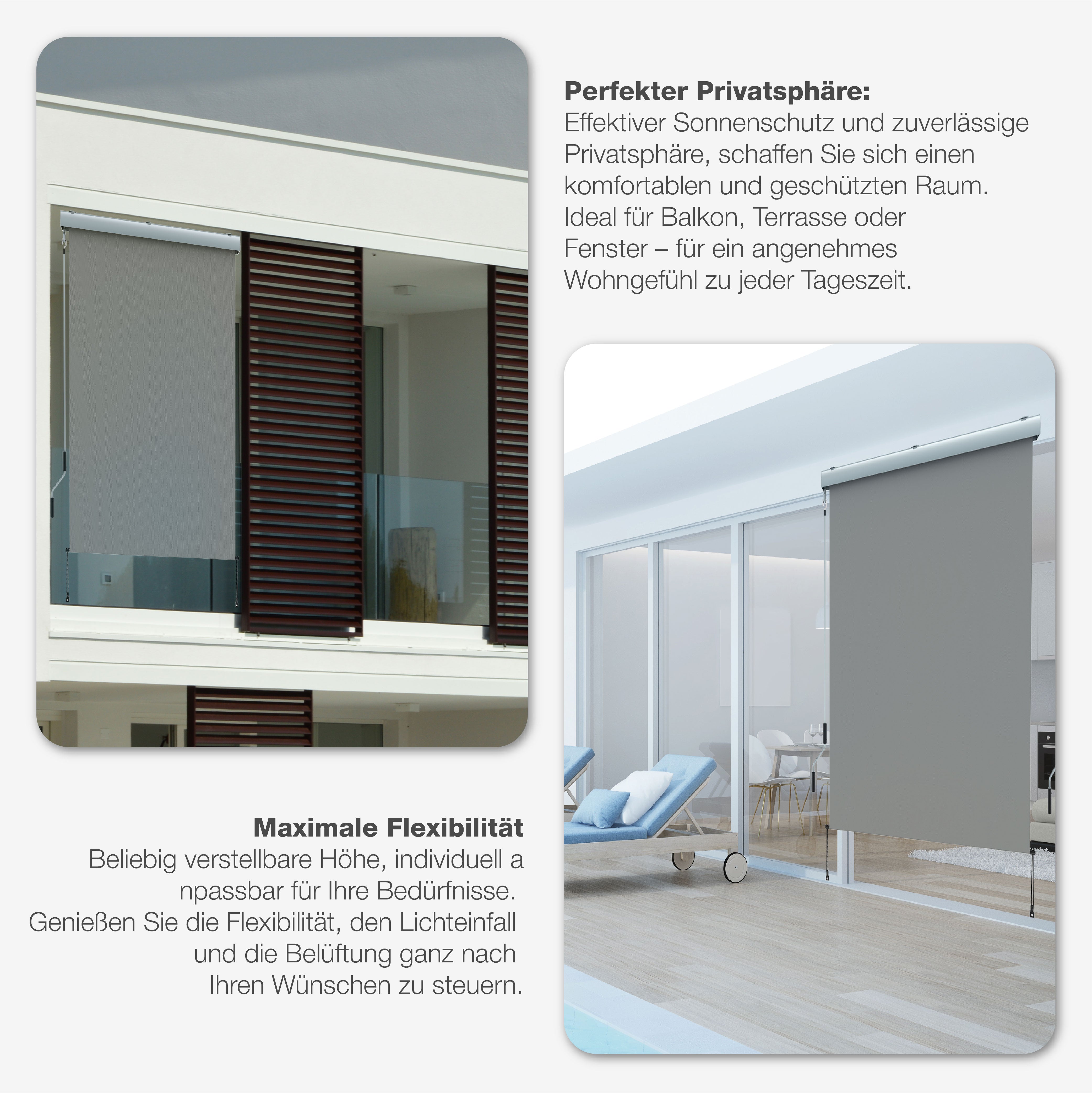 HOME TRENDS Vertical awnings 1.6 x 2.5 m
