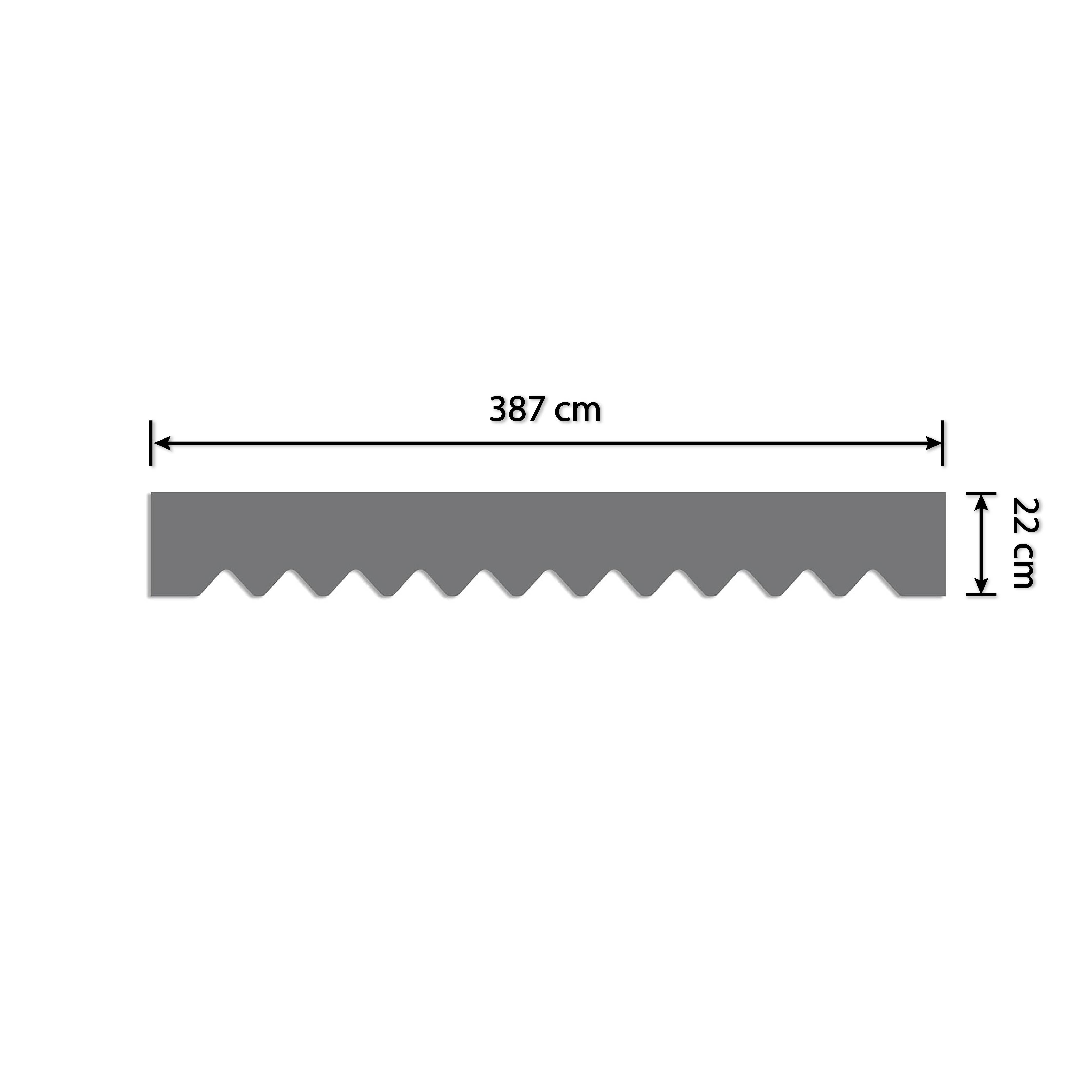 HOME TRENDS Awnings only Valance 387 cm x 22 cm
