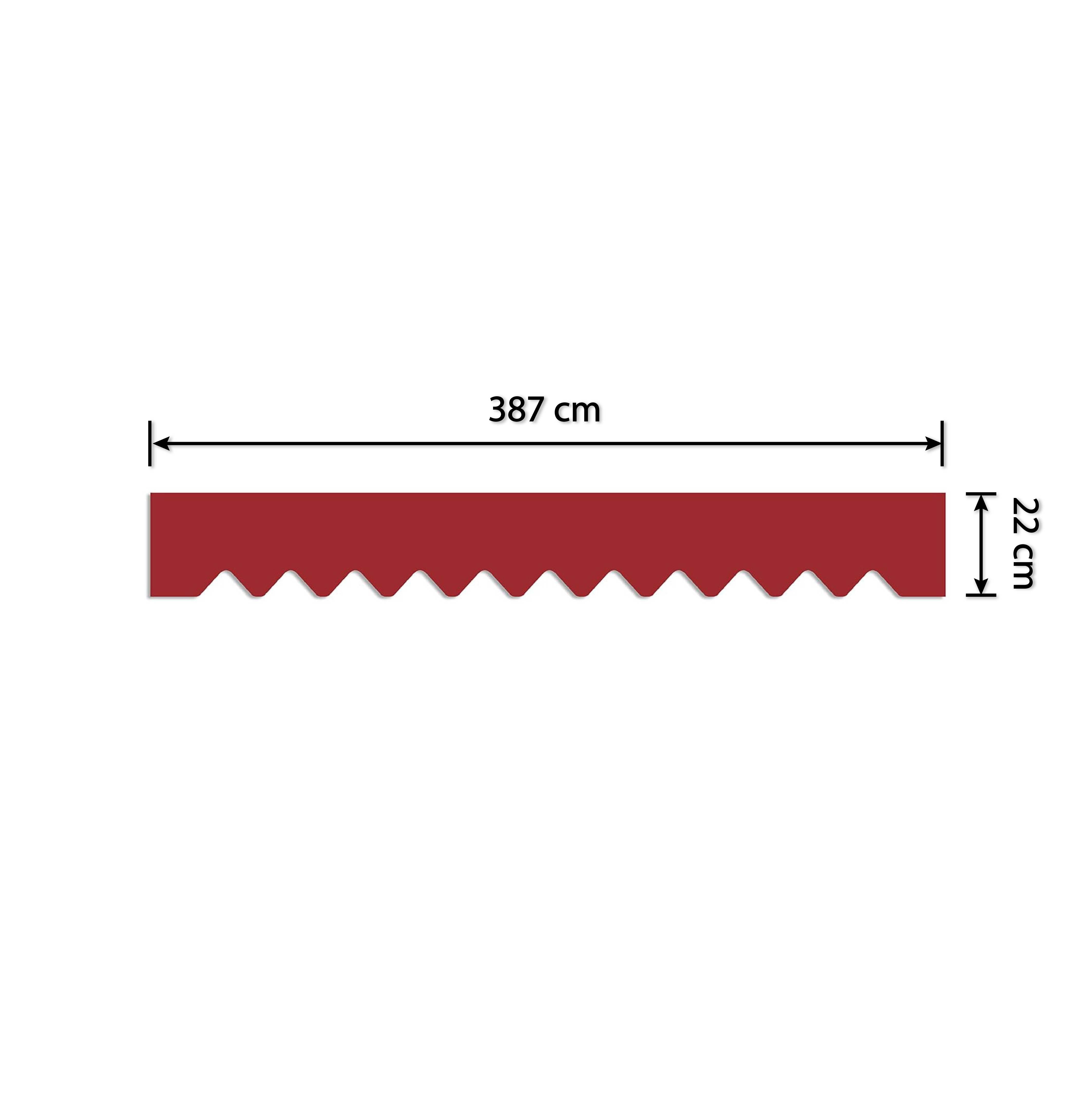 HOME TRENDS Awnings only Valance 387 cm x 22 cm