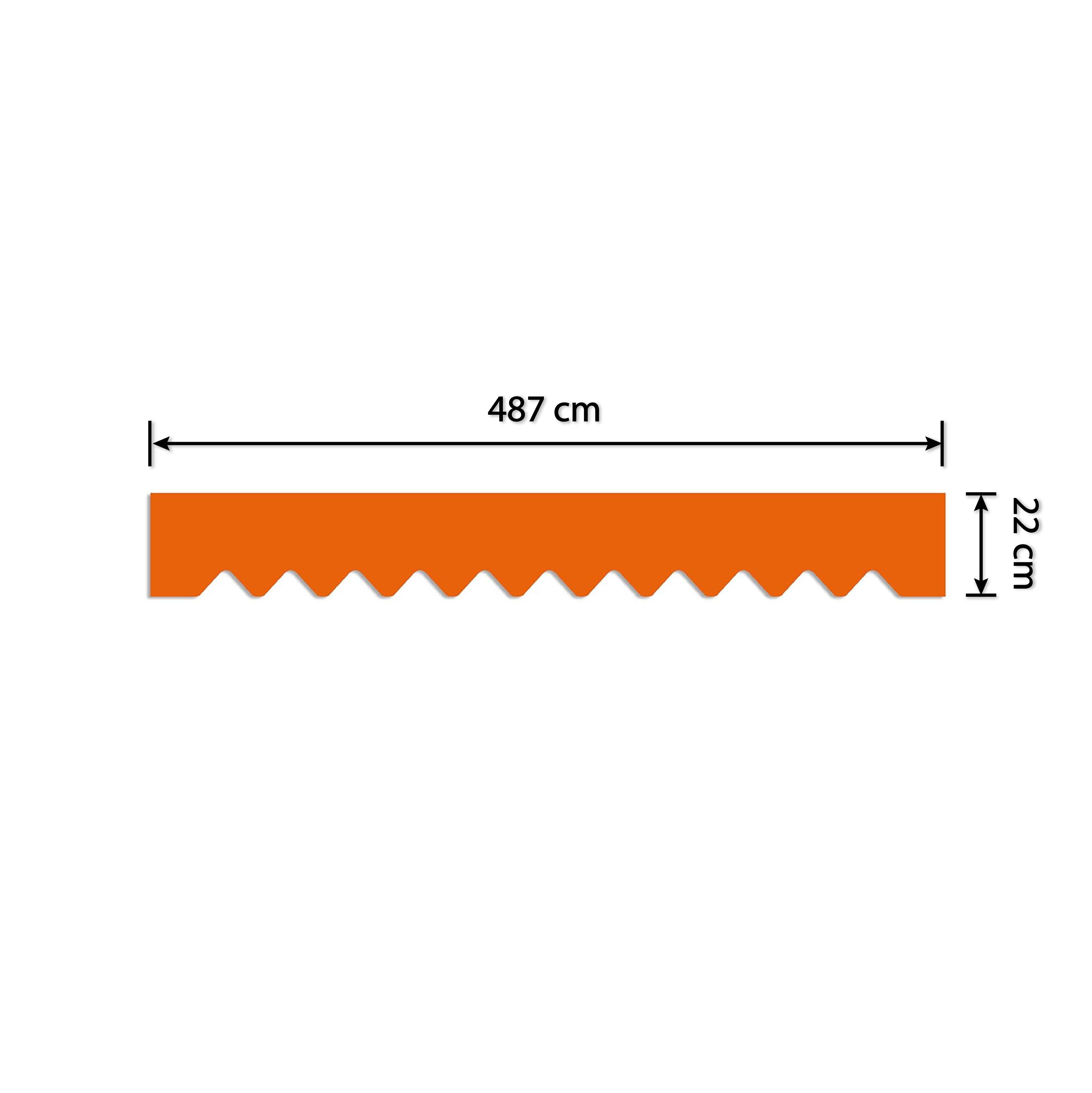 HOME TRENDS Awnings only Valance 487 cm x 22 cm