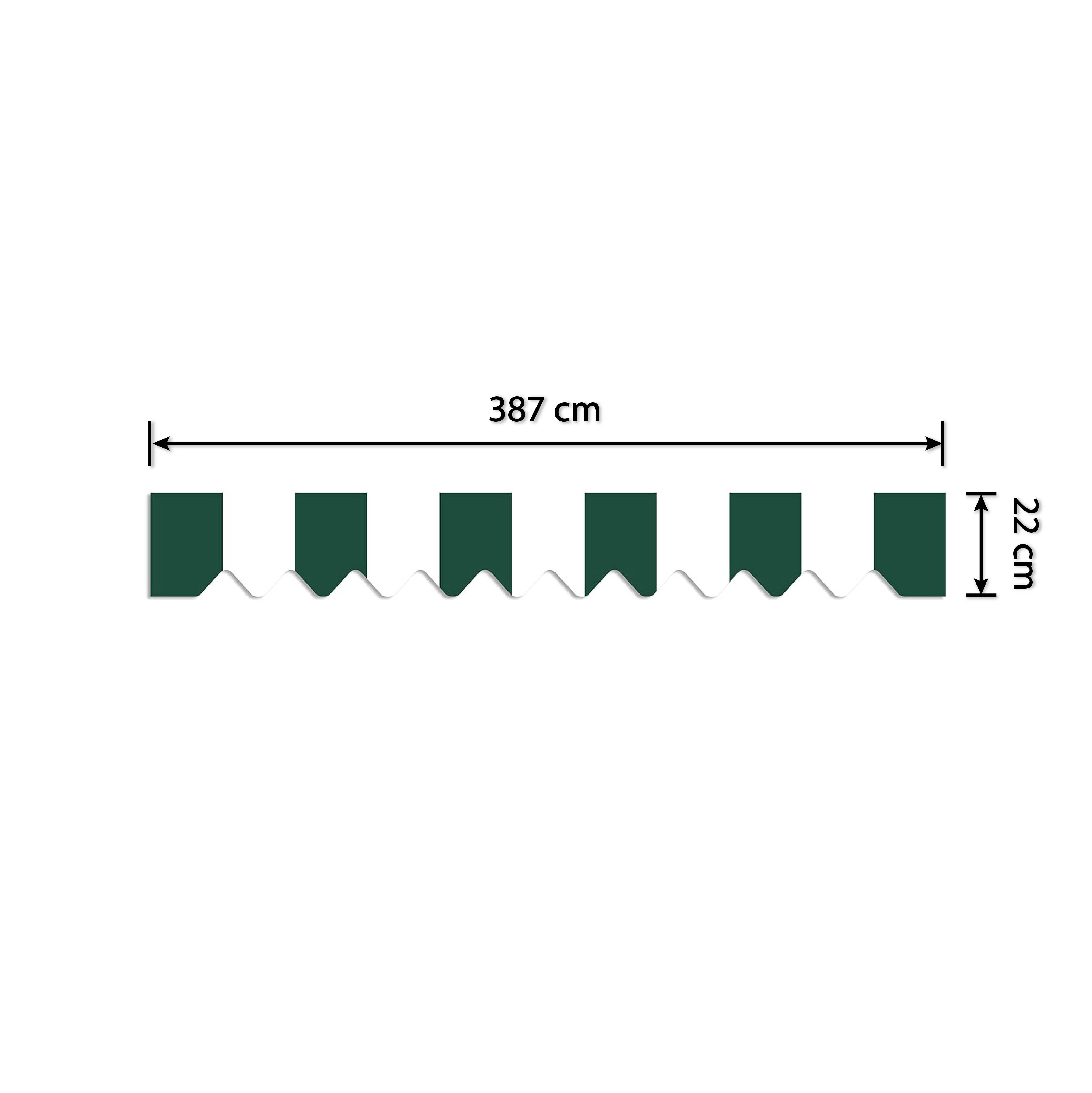 HOME TRENDS Awnings only Valance 387 cm x 22 cm